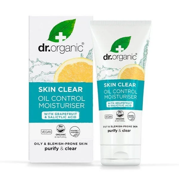 Skin Clear Organic Tea Tree Oil Control Moisturizer 5in1 - Dr. Organic - FashionsVida