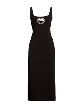 Vestido midi Mujer Negro 34,36,38,40,42 Mujer