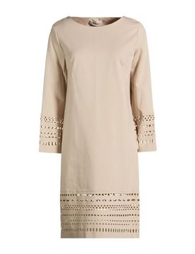 Vestido midi Mujer Marfil 36,38,42 Mujer