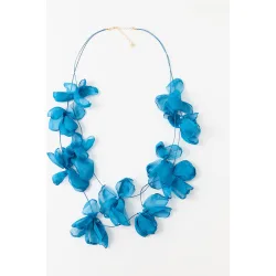 Sfera - Collar pétalos textiles