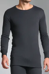 Pack Charcoal Long Sleeved Thermal Vest Men's Extra Large - - Grey - Size: Extra Large