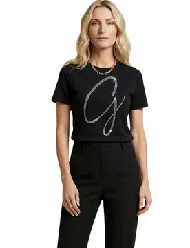 Guess Damen T-Shirt Schwarz 506511
