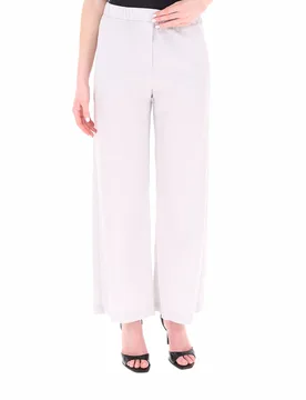 Pantalone wide leg GRIGIO CHIARO 44 - Patrizia pepe - FashionsVida