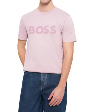Boss Herren T-Shirt Rosa 503874