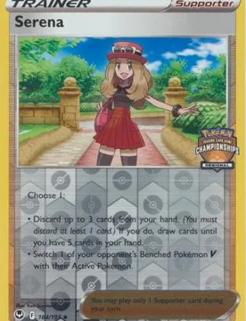 Pokemon SWSH Silver Tempest 164/195 Serena (Regional League Promo) - Pokémon - FashionsVida