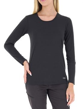 CMP T-shirt maniche lunghe NERO 42