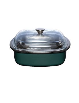 Dampfgarer mit Glasdeckel und Gareinsatz 3tlg. TEAL Blaugruen petrol baby