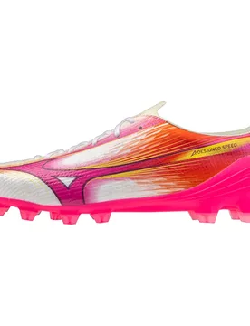 Chaussures De Football Alpha Iii Pro Fg White / Fuchsia Purple EU 47 - Mizuno - FashionsVida