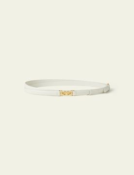 Ceinture Cuir Double Bride 1,5cm M