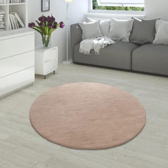 Hochflor-Teppich RABBIT 780 Beige Rund - Paco Home - FashionsVida