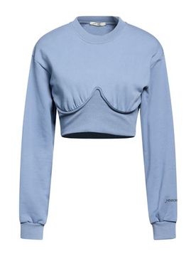 Sweatshirt Damen Taubenblau S Damen