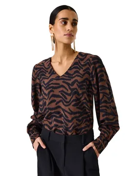 Chemisier à Manches Longues J50030 Black M - Garcia - FashionsVida