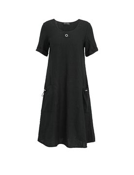 Midikleid schwarz 50 damen