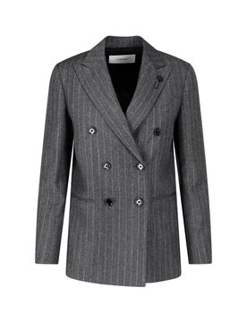 Women's Virgin Wool & Metal Detail Jacket