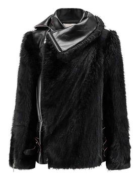 Sacai Giacca Di Pelle