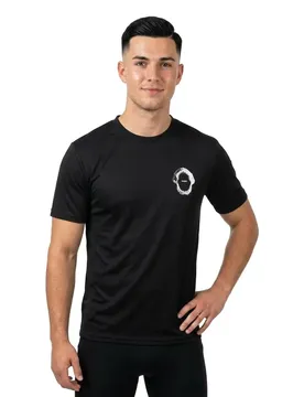 Hugo T-shirt à Manches Courtes Nofishix 10272987 Blue Black 2XL