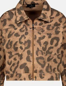 Blouson im Leo-Muster Braun 44