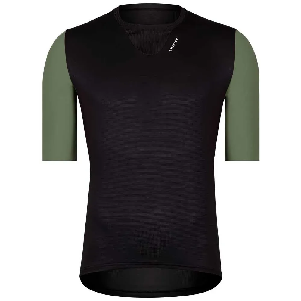 Maglia A Maniche Corte Barden Black / Green - Etxeondo - FashionsVida