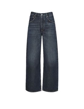 Jeans de pierna ancha azul oscuro 27