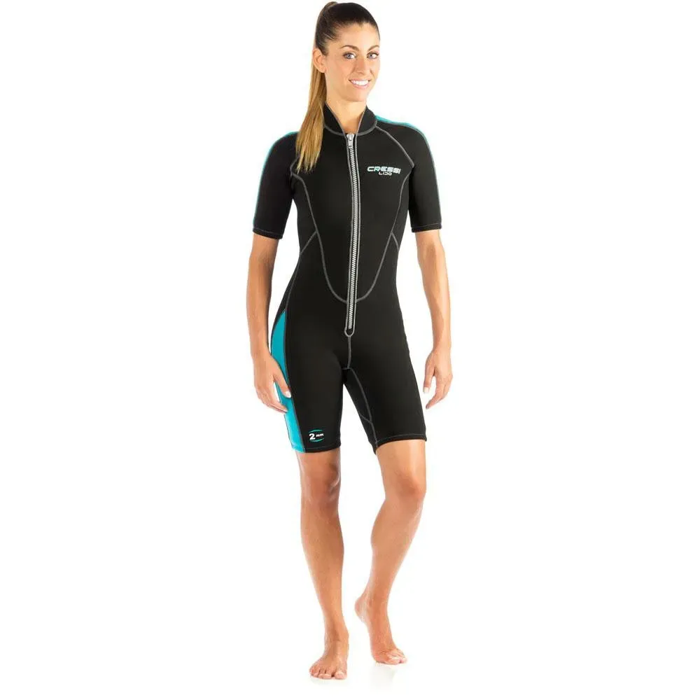Shorty Da Donna A Maniche Corte Lido 2 Mm - Cressi - FashionsVida