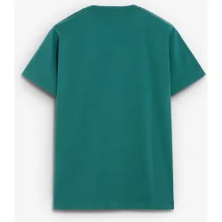 Camiseta de hombre de manga corta con costura decorativa