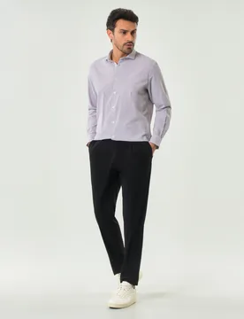 Pantalaccio nero in tessuto tecnico stretch - Paul Baker - FashionsVida