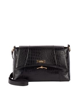 Usha Bolso de hombro negro