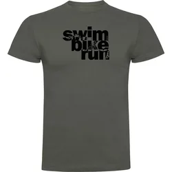 Maglietta A Maniche Corte Word Triathlon Dark Army Green