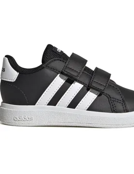 Grand Court Lifestyle Hook and Loop Schuh Kinder Freizeitschuhe, schwarz, Größe 20 20 - Adidas - FashionsVida