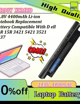 XCMRD MR90Y 14.8V 4400mAh Li-ion Notebook Replacement Battery Compatible With D ell 14R 15R 3421 5421 3521 5537 - Aliexpress - FashionsVida