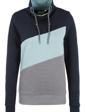 Oxmo Sudadera 'Agda' azul / gris