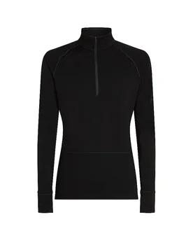 Zipshirt intimo da uomo 200 Merino ZoneKnit nero L - Icebreaker - FashionsVida