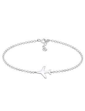 ELLI Pulsera 'Flugzeug' plata