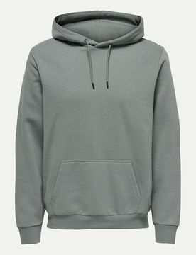 Sweatshirt mit Kapuze Grau XL