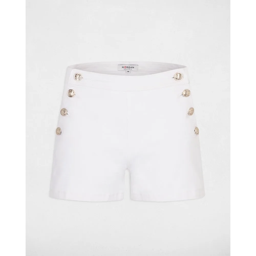 Short de mujer ajustado con botones - Morgan - FashionsVida