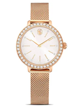 Orologio Certa, Bracciale di metallo, Tono oro rosa, Finitura in tono oro rosa OS - Swarovski - FashionsVida