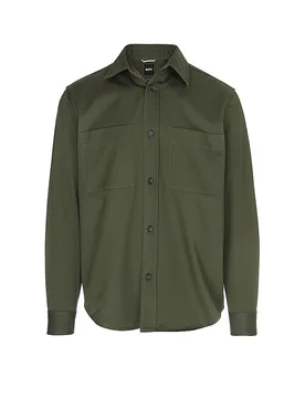 Overshirt H-OWEN verde scuro L - BOSS - FashionsVida