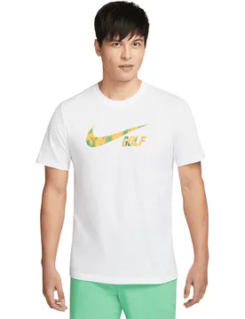 Nike Golf T-Shirt Swoosh, weiss s - Nike - FashionsVida