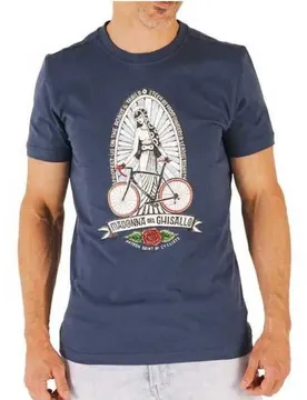 Maglietta A Maniche Corte Madonna Blue