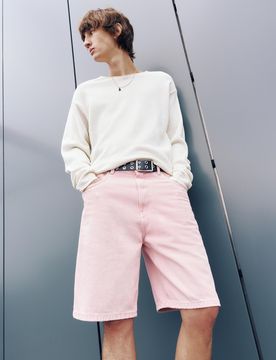 Bermuda In Jeans Baggy