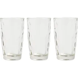 Juego de 3 vasos altos Diamond