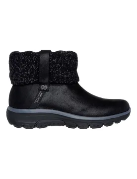Stivaletti neri slip-on con Memory Foam EASY GOING COZY WEATHER 2 39 - Skechers - FashionsVida