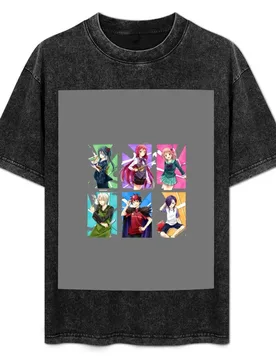 The Devil Is a Part-Timer T-Shirt Simple Solid Color Crew Neck Tee - Aliexpress - FashionsVida