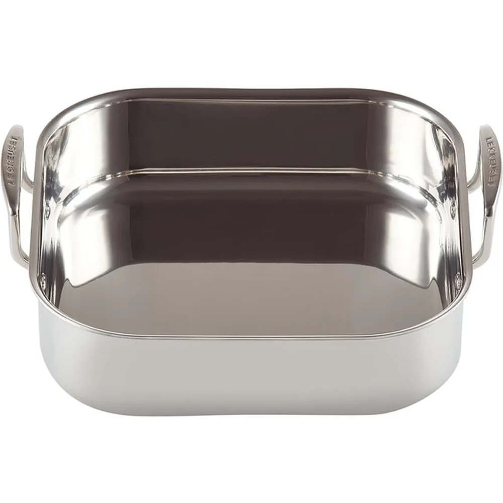 Bandeja Asadora Cuadrada 3-Ply Acero Inoxidable - Le Creuset - FashionsVida