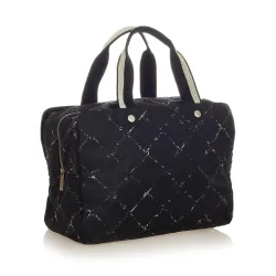 Old Travel Line Nylon Handbag
