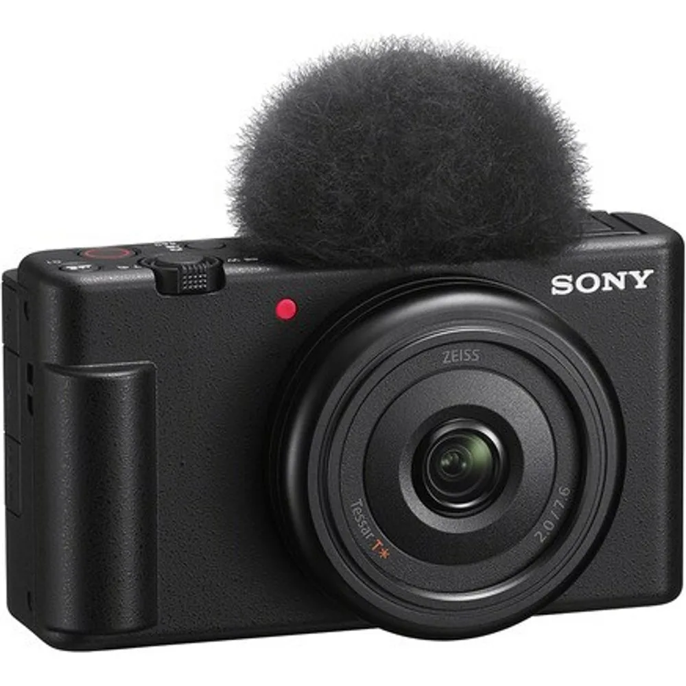 ZV-1F cámara compacta vlogging con objetivo prime ultra gran angular de 20 mm y pantalla LCD de ángulo variable ideal para selfies (ZV1FBD - Sony - FashionsVida