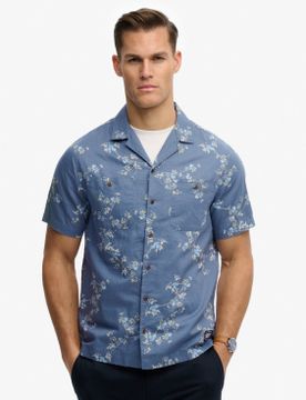 Para hombre. M4011130A Camisa Printed (M), Casual, Algodón, Manga corta