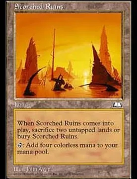 Scorched Ruins Weatherlight - Magic: The Gathering - FashionsVida