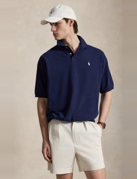 Para hombre. 710B18907004 Polo de piqué Relaxed Fit (S), Casual, Algodón, Manga corta
