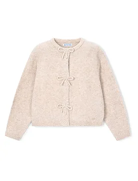 Cardigan per bambina beige 92 - Mayoral - FashionsVida
